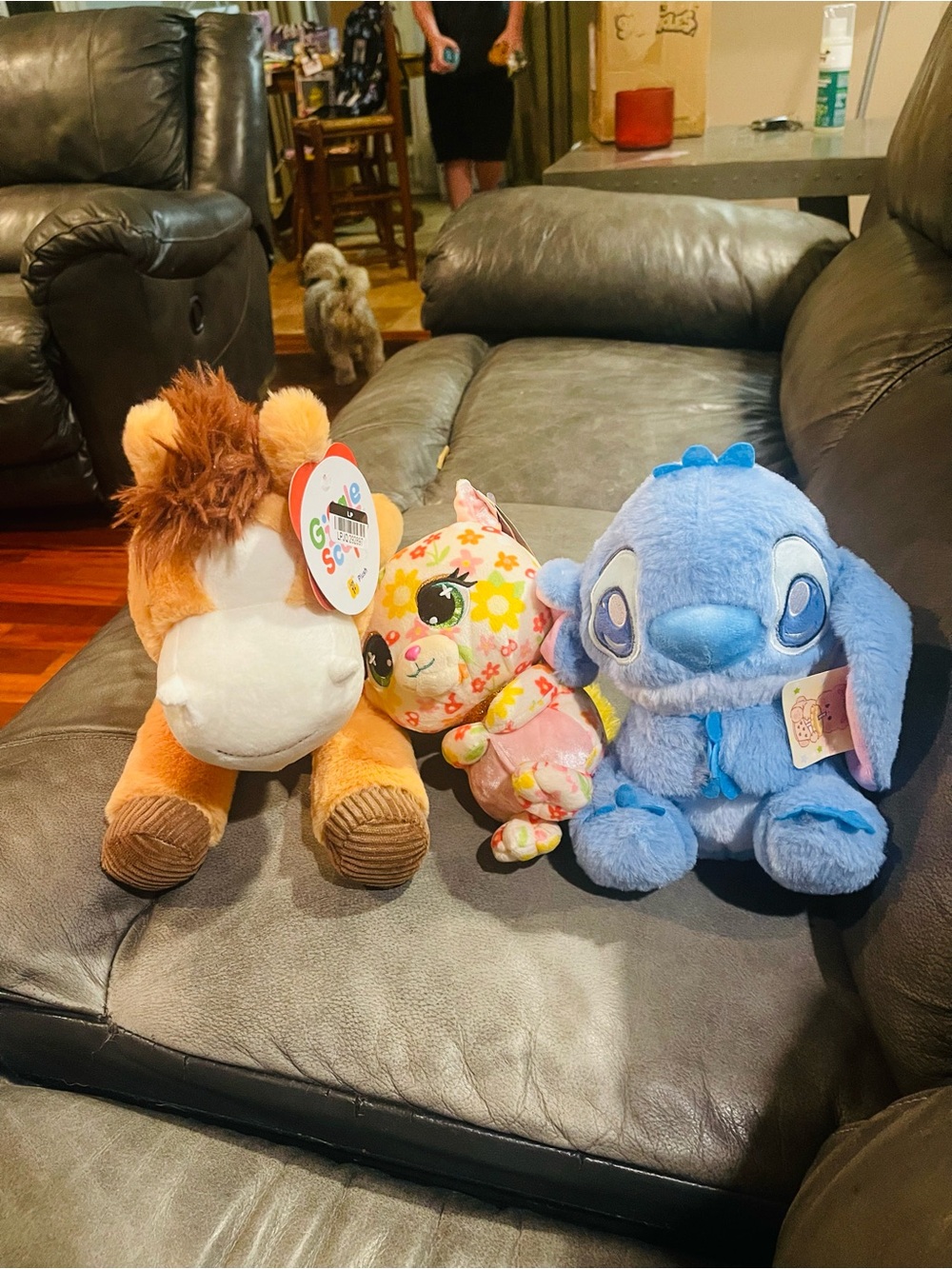 Bundle 3 Blue Stitch Plush Toy - Kids Soft Stuffed Animals